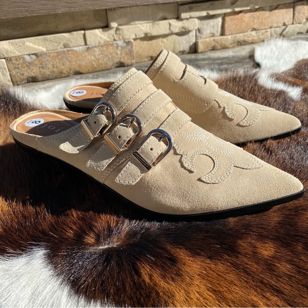 Joie Cabery Western Buckle Mule SZ 8.5 NWT - Picture 4 of 11